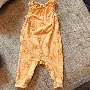 Cat & Jack Orange Sun Print One Piece